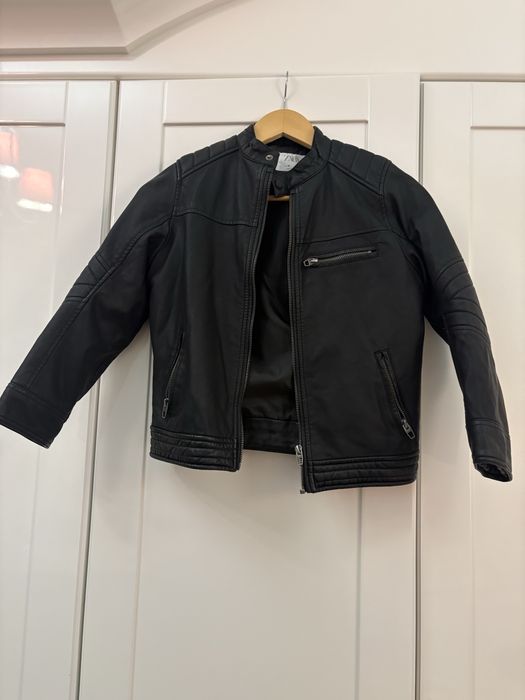 дитяча шкіряна куртка для хлопчика