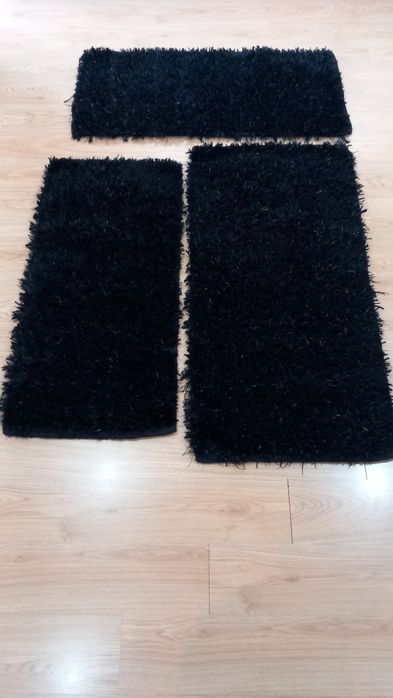 Conjunto de Carpetes castanhas