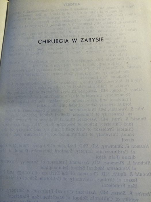 Chirurgia w zarysie J.L. Wilson