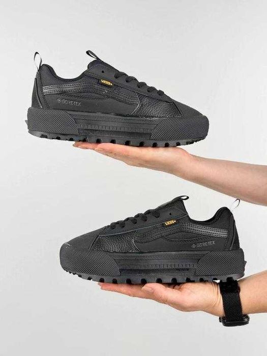 Vans old skool mte 1 black Ванси олд скул чорні жіночі 37 38 39 40 41 Gore-Tex осінь-зима