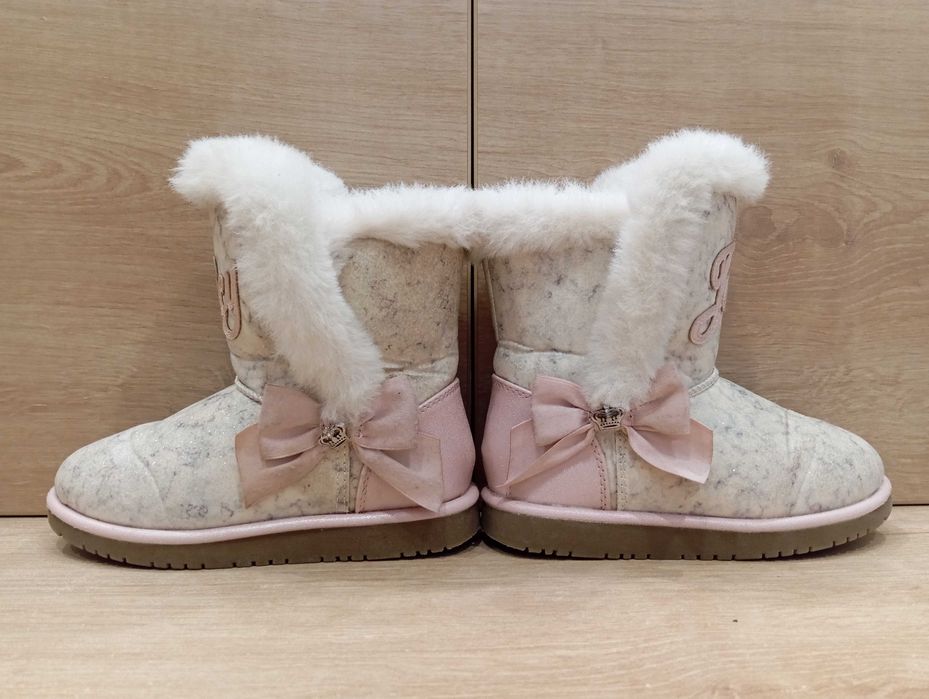 Juicy Couture Dziewczęce buty Lil Windsor ze sztucznego futra Rozm.29