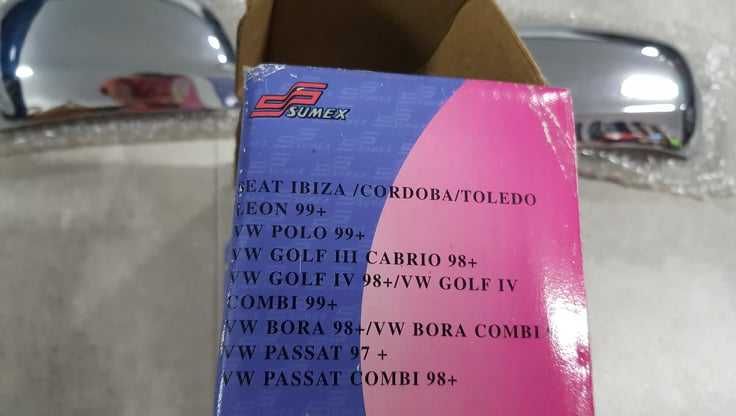 capas de espelhos cromadas tipo RS4/RS6