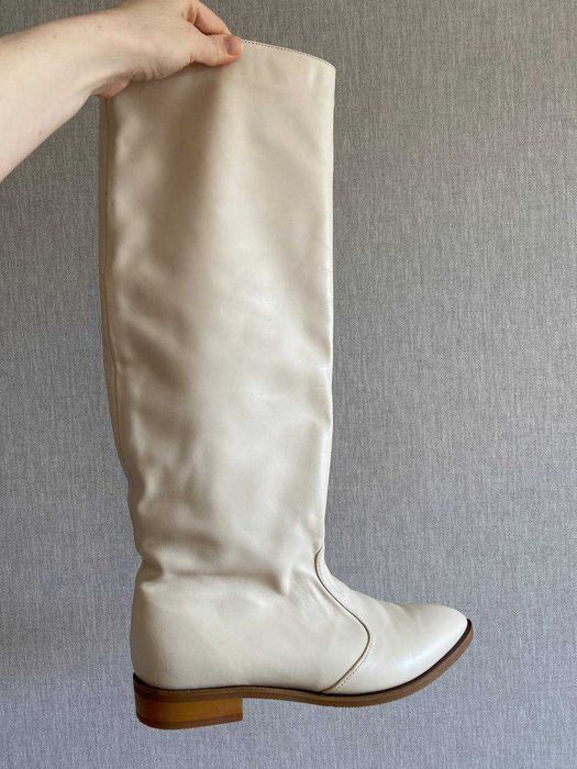 Сапоги женские еврозима ТМ Vasilisa Bondar, светлые, р.40