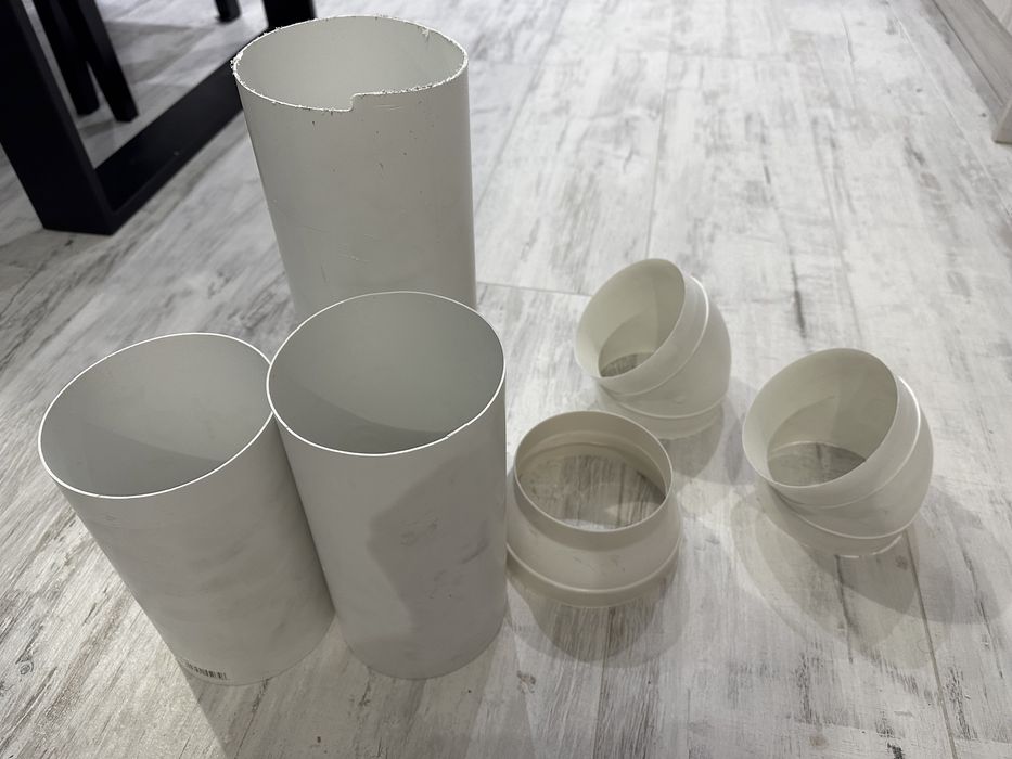 Rura pcv 125mm kolanko kolanka złączka redukcja