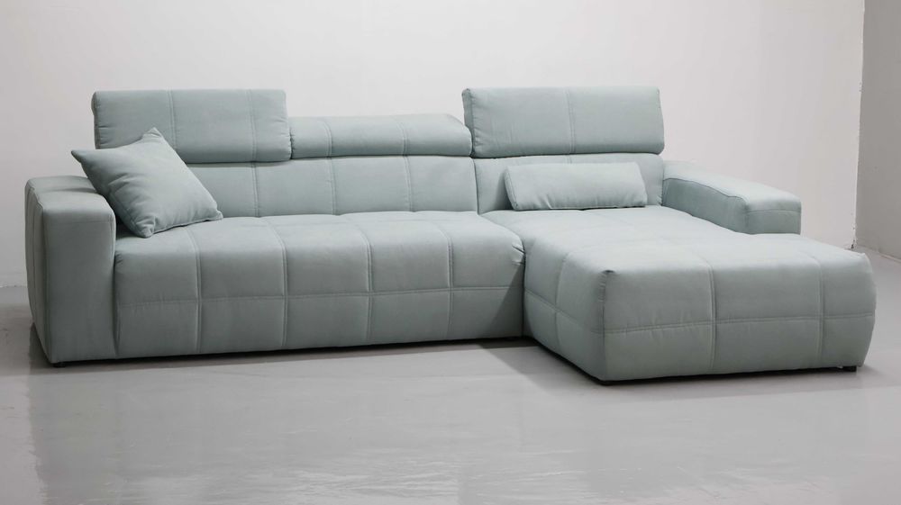 TKA Narożnik regulowane zagłówki szałwiowy kolor rogówka kanapa sofa