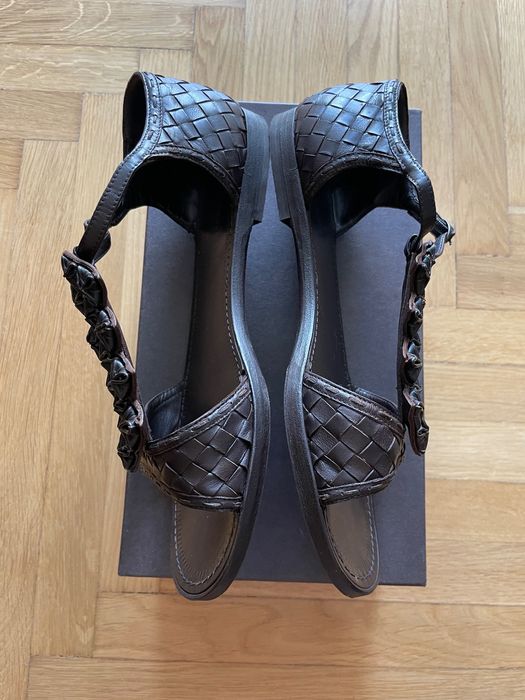 Bottega Veneta плетеные босоножки оригинал