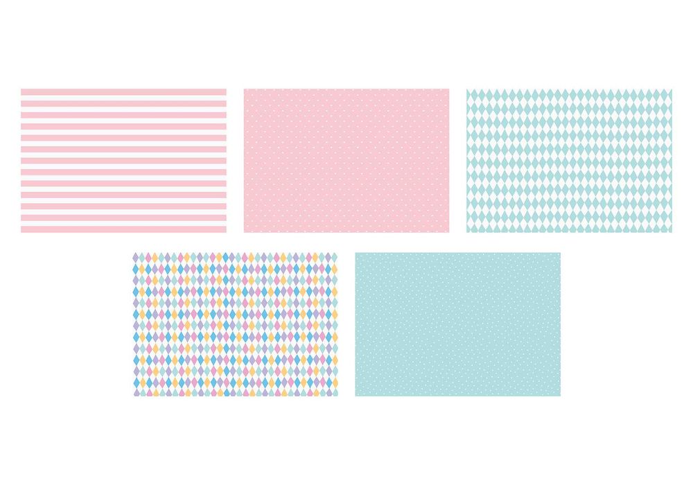 PAPIER OZDOBNY 5 arkuszy o wymiarach: 68,5cm/1m PASTELOWY