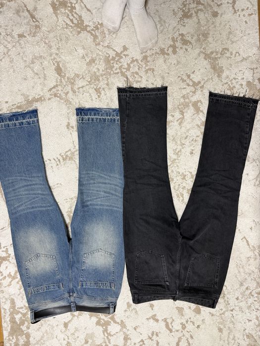 Штани джинси flared zara.bershka