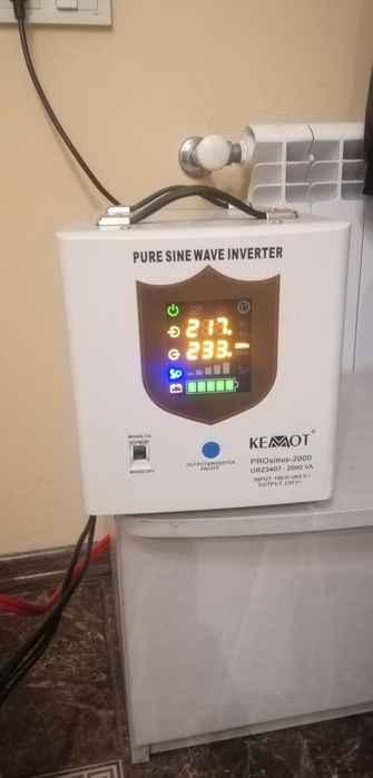 ДБЖ Инвертор -2000 W— резервное питание для дома, чистая синусоида