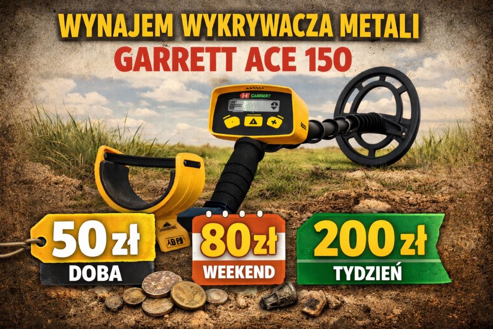 Wynajmę wykrywacz metali