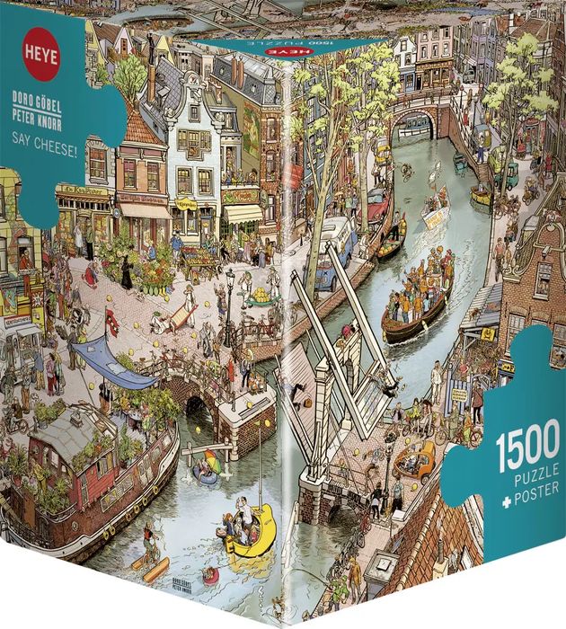 Puzzle 1500 elementów. Czas na zdjęcie + plakat. Heye. Nowy Produkt