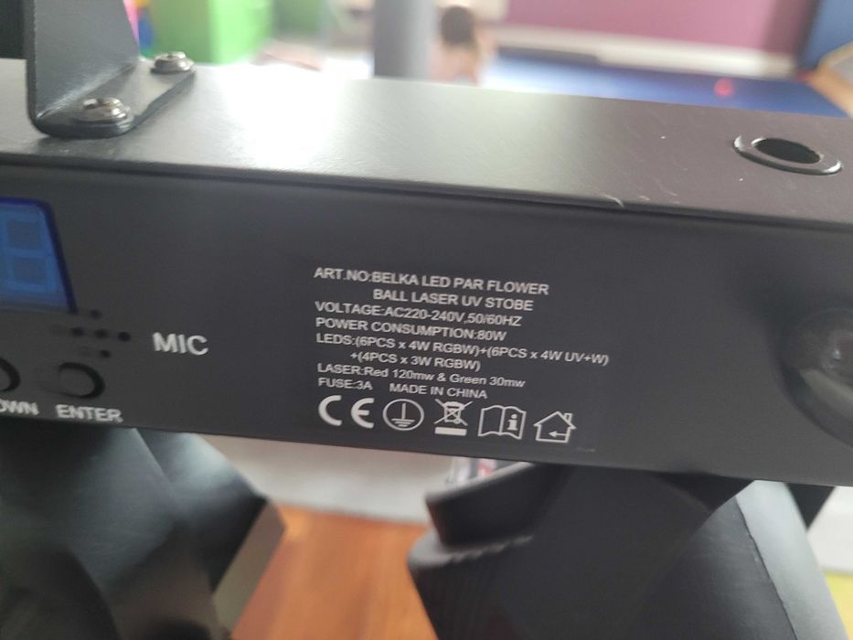 Belka LIGHT4ME LED Par Flower Ball Laser UV Strobe