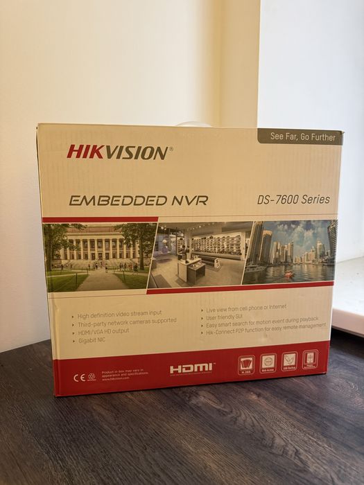 Hikvision DS-7616NI-Q2 + HDD 2TB | Новий NVR відеореєстратор