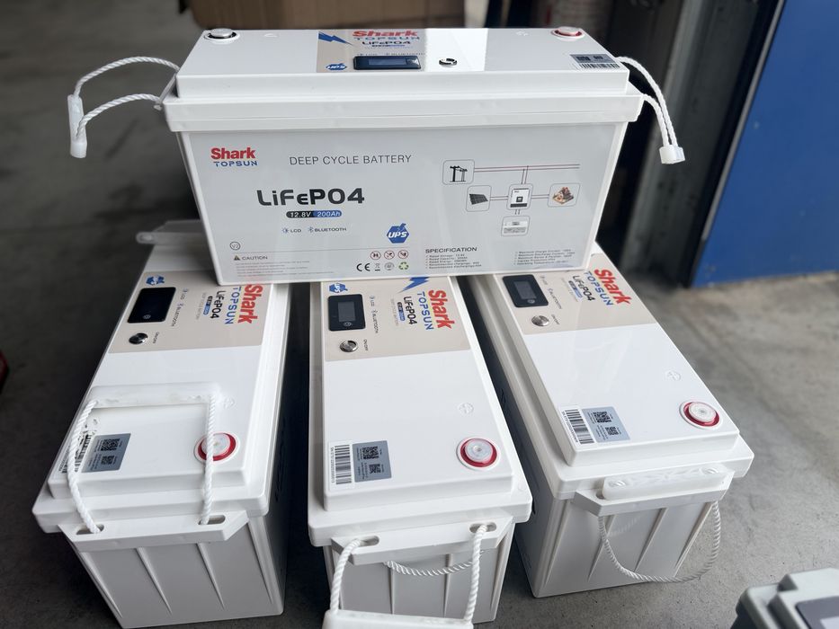 LifePo4 12V200 Залізо-Фосватний акамулятор Sandisolar Гарантія 5 років!