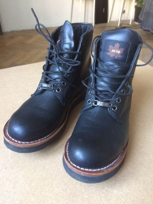 Solidne Buty skórzane męskie nr43