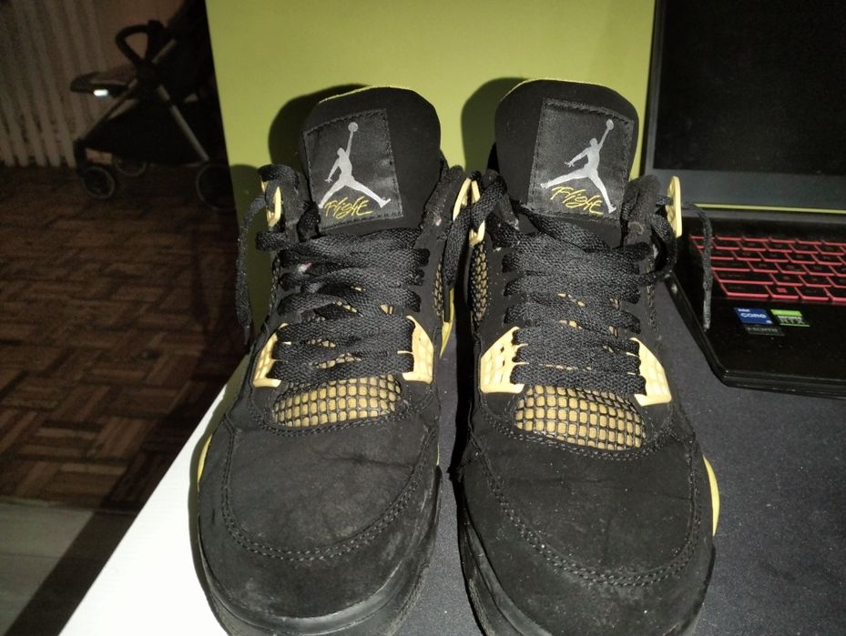 Buty jordany 4 yellow thunder