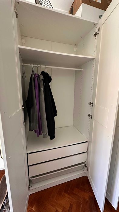 IKEA PAX Roupeiro 236cm - Branco - Já Desmontado e Embalado