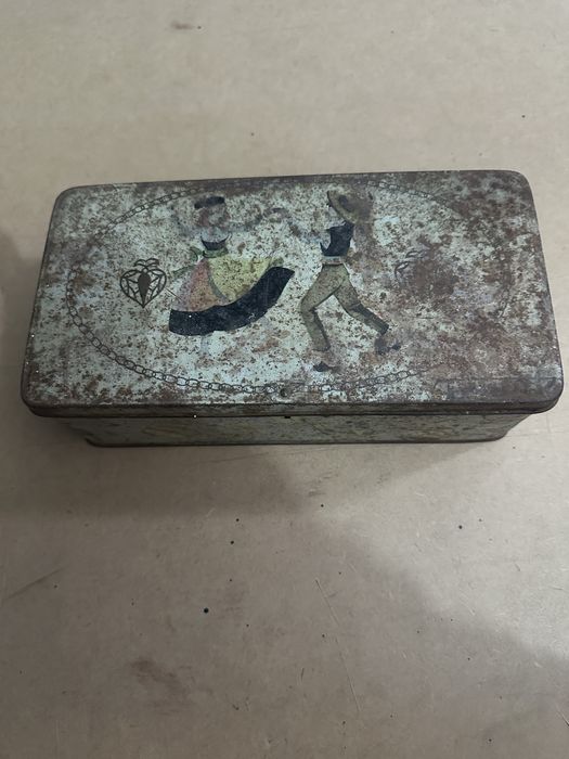 Caixa antiga das bolachas triunfo