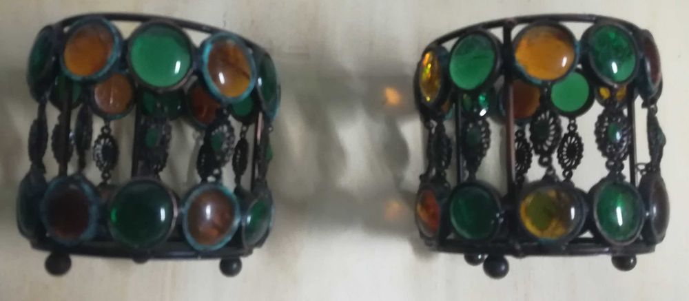 Bases para velas / Peças decorativas (2 unidades)