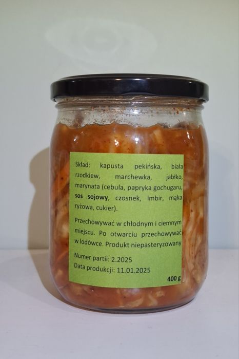 Jaroszowa Szama Kimchi 400g koreańska kiszonka klasyczne/extra pikantn