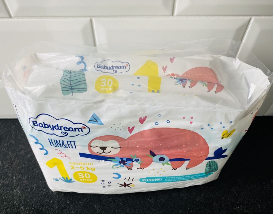 Pieluszki jednorazowe BABYDREAM Fun&Fit 1 , 2-5kg