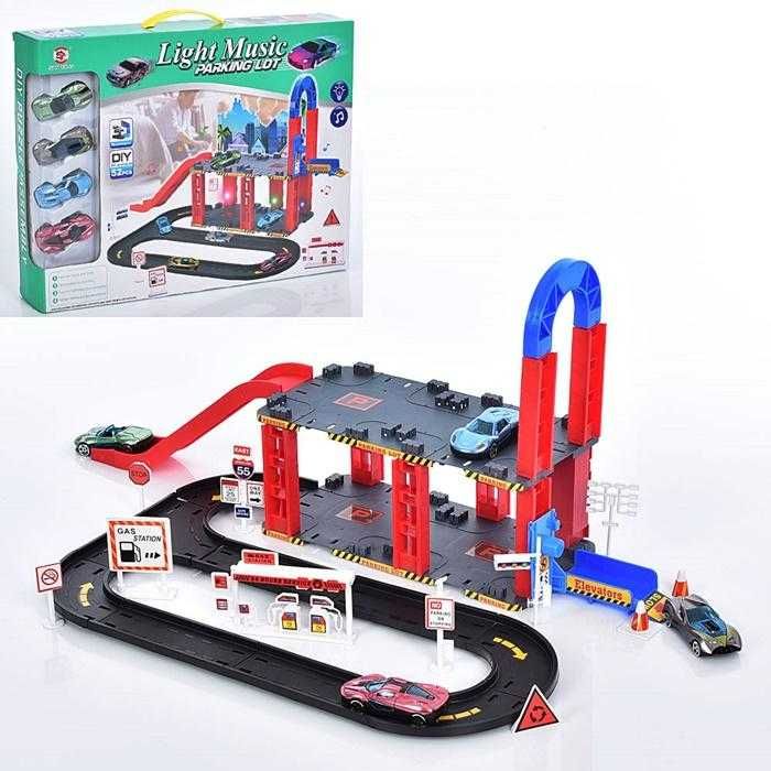 Паркінг 0908-75А,муз,свет,машинки,автотрек 0908-75A,паркинг 0908-75А