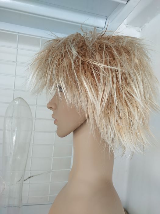 Peruka krótka dwukolorowa