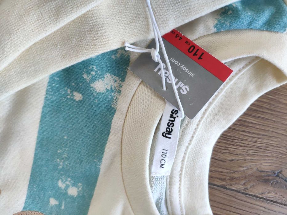 Nowy zestaw letni 110 dla chłopca bluza+spodenki
