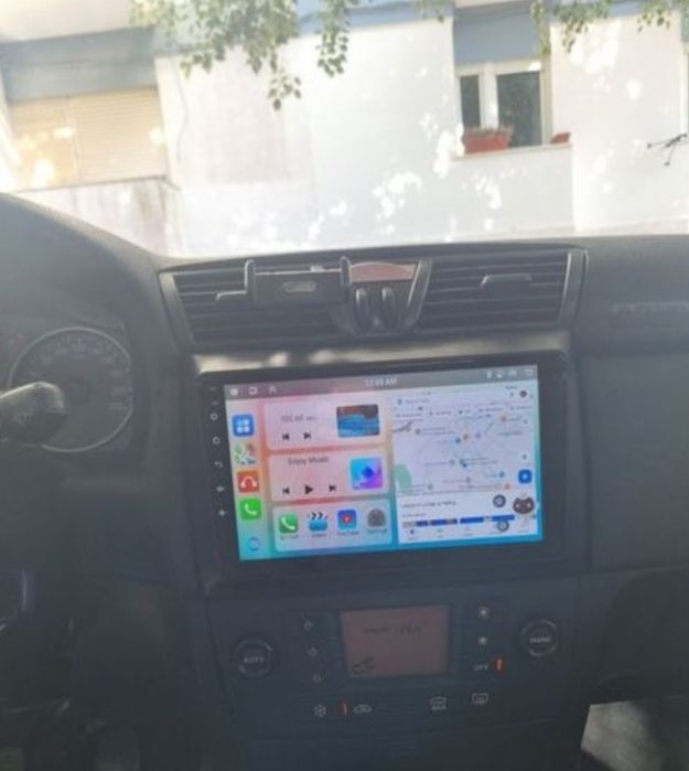 Radio Android 2 DIN 9" Carplay semi novo