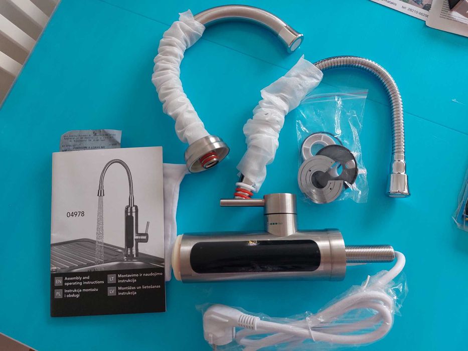 Elektryczna armatura umywalkowa