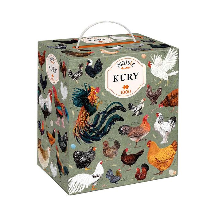 CZUCZU PUZZLOVE Kury 1000 elementów czu czu