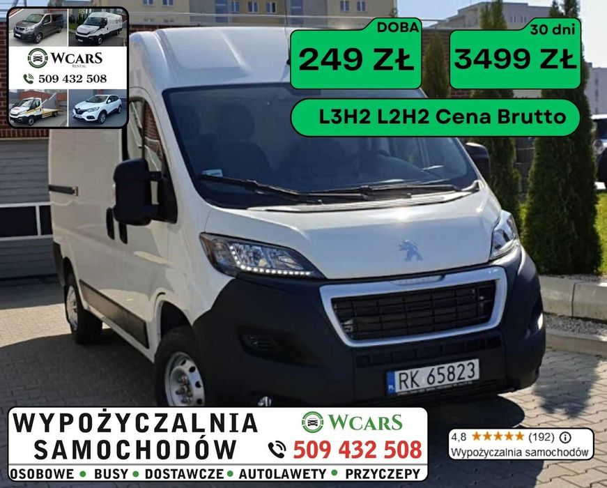 Wynajem samochodu osobowych wypożyczalnia samochodów bus van dostawcze