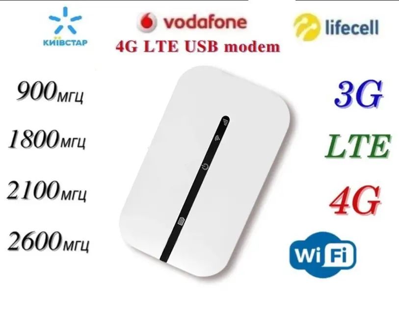 Мобільний роутер MiFI на сім карту 4G/LTE