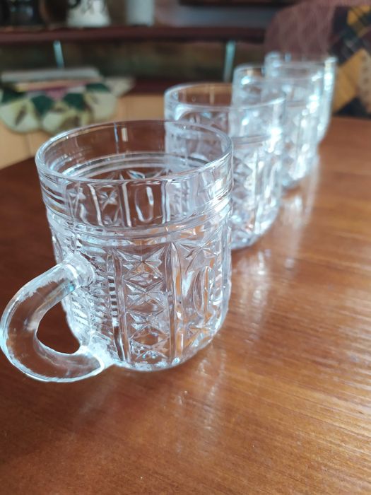 Кришталеві кружки, 4 штуки