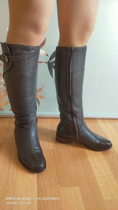 Сапоги зимние женские 37 размер. Италия. Оригинал. Дешево !!