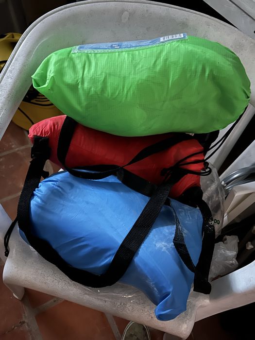 Sofas insuflaveis como novos para exterior