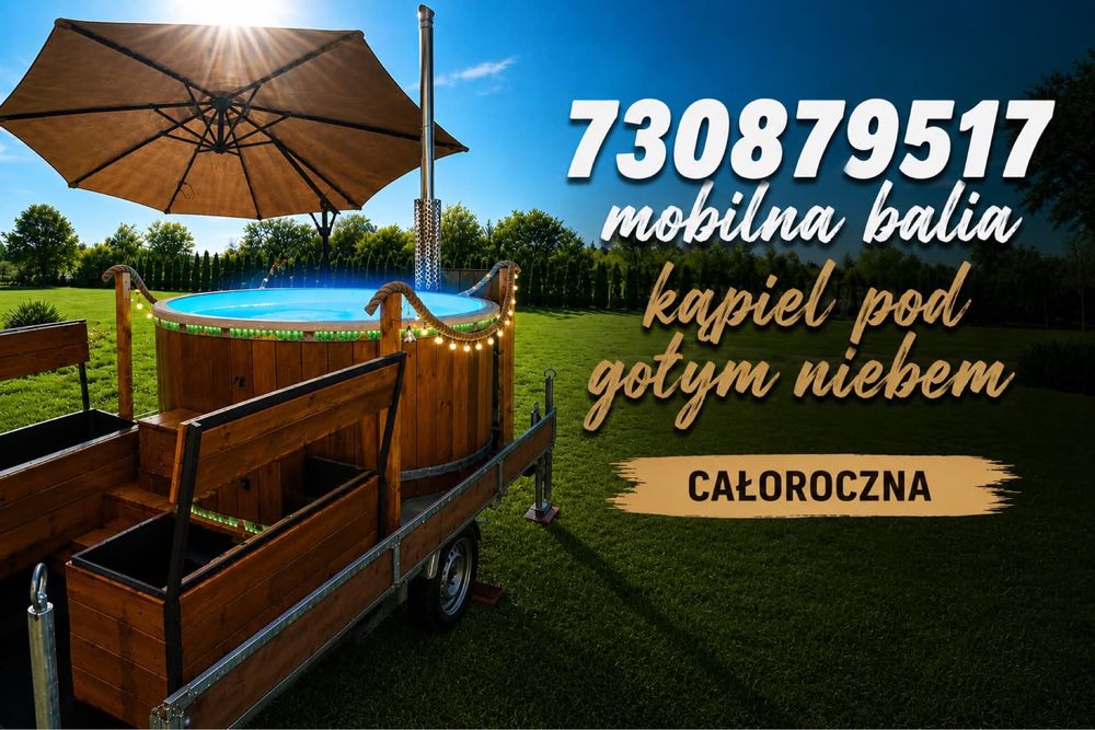 Mobilna Balia/Jacuzzi na wynajem - SPA z dowozem