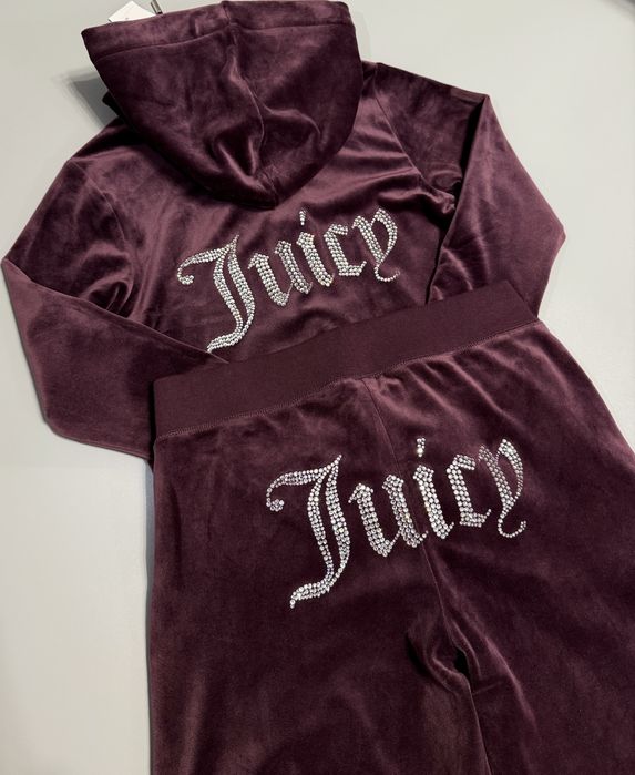 Велюровий костюм Juicy Couture новий оригінал, широкі штани XS брак
