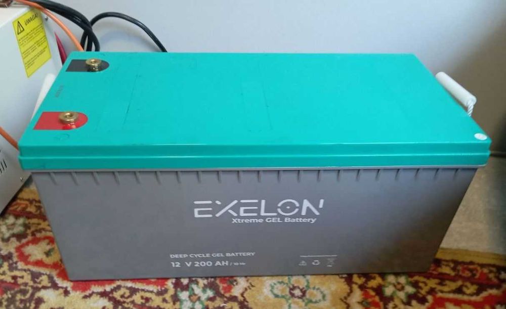 Аккумулятор Гель - 200А (2560Wh), 12V батарея GEL