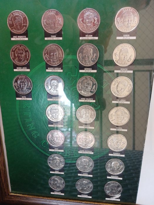 Moedas de coleção do sporting