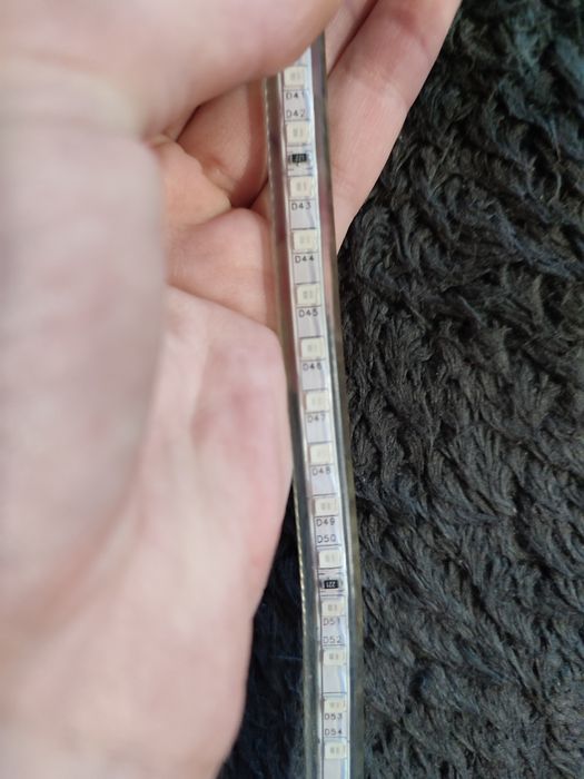 Синій неон гелевий, led стрічка