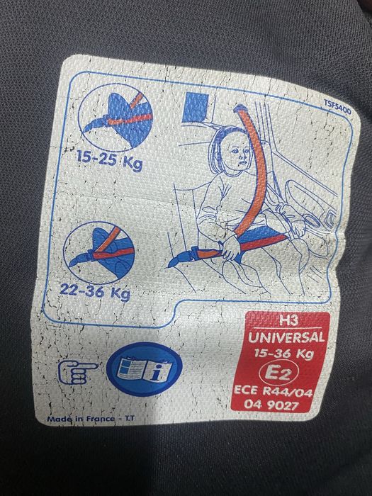 Cadeiras de automovel de criança