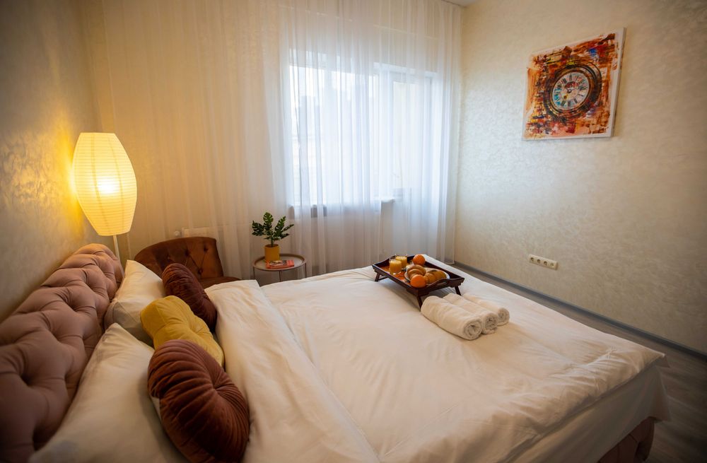 LUXURY 1-к квартира, вул. Соборна (пивзавод) Кондиціонер.ПОГОДИННО