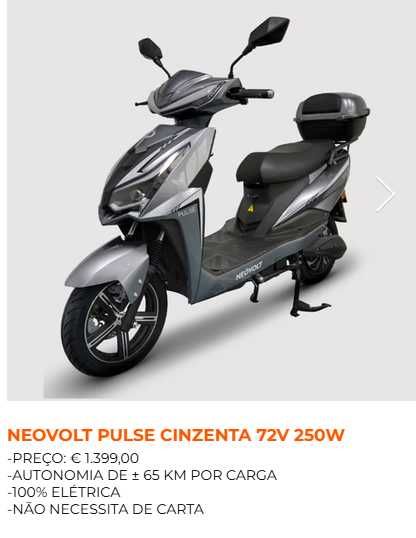 Moto Elétrica NEOVOLT GO-X- PULSE - WE-RIDE