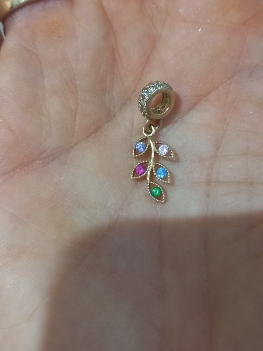 Piękny złoty charms do bransoletki 585/1,26g