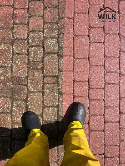 Mycie kostki - myjemy talerzem / elewacji / dachu | opinie Google 5/5