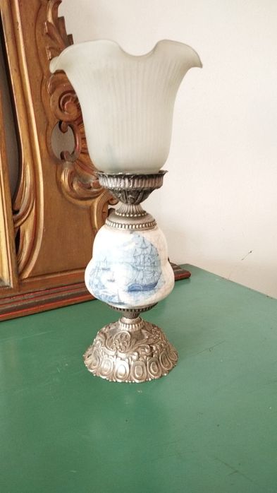 Candeeiro vintage estilo Delft