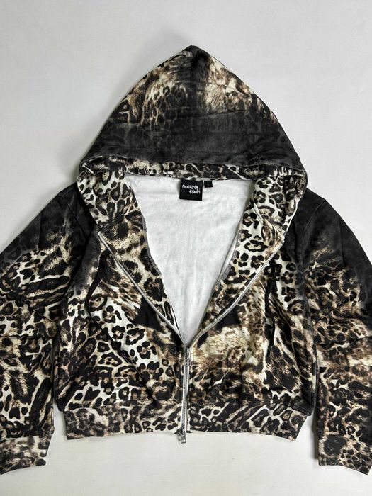 Худі Ksubi Mowalola Trakpant Black Cheetah hoodie зипка кофта худи зіп