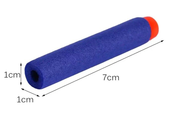 Патрони кулі для бластера Нерф стріли з жорстким наконечником 5 шт