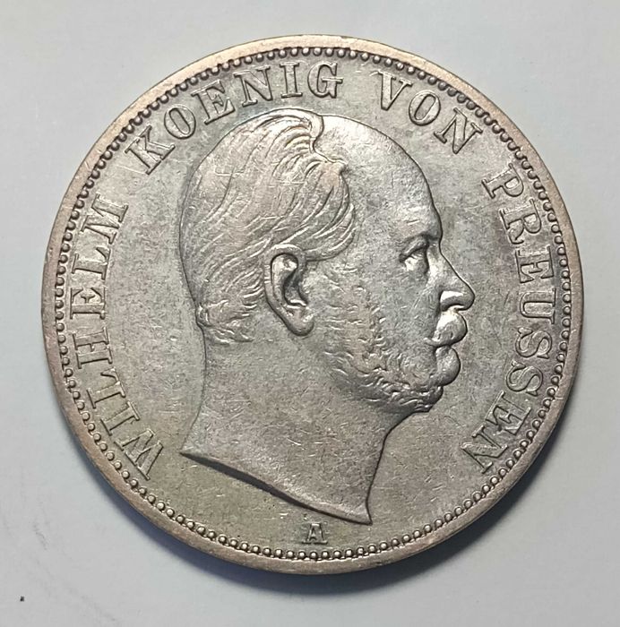 Talar 1867 Prusy - srebro